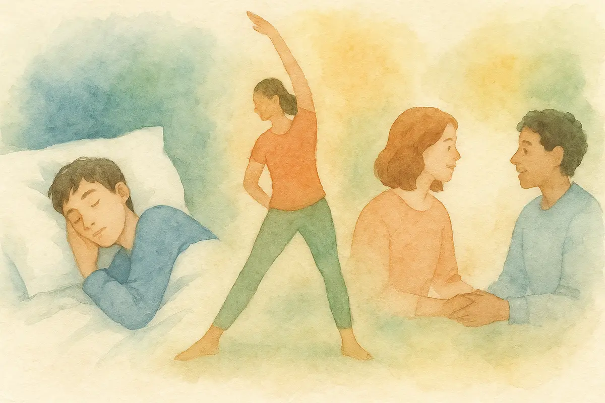 Ритуалы восстановления (сон, движение, соц.связи)